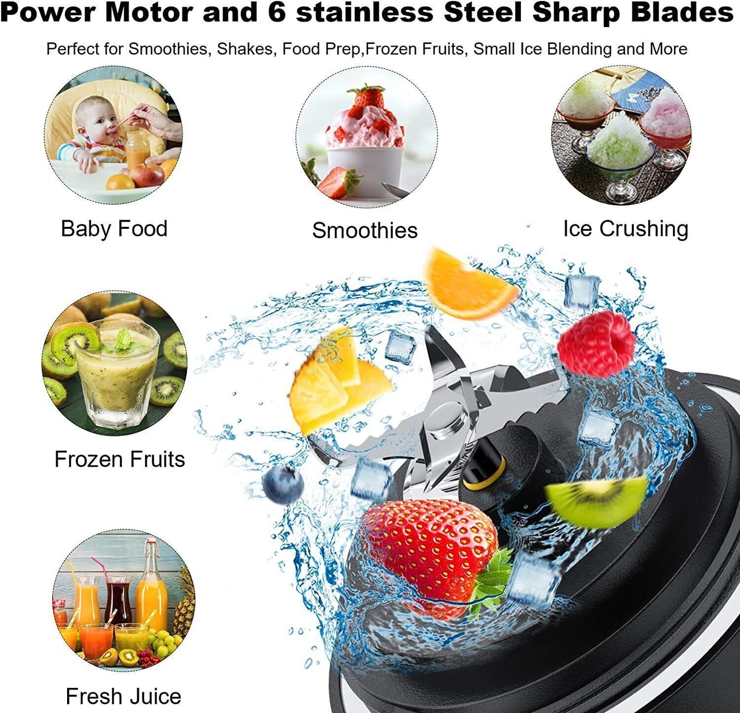 600Ml Electric Mini Juice Maker Portable Blender Smoothie Juicer Fruit Machine