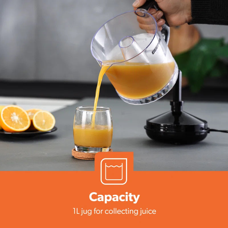 25W Citrus Juicer with Bi-Direction Twist, Black
