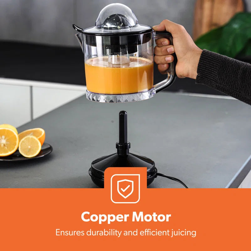25W Citrus Juicer with Bi-Direction Twist, Black