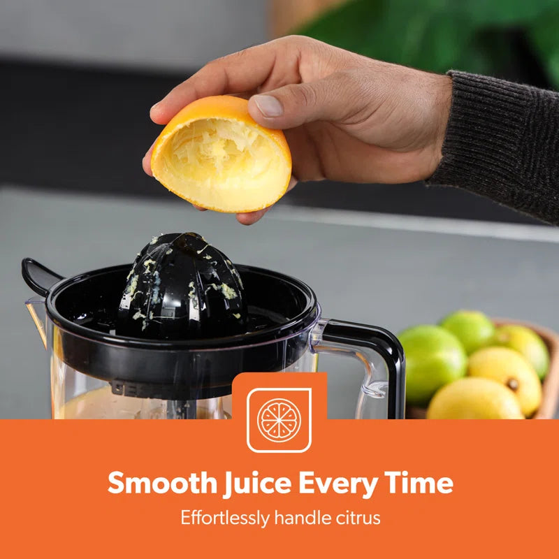 25W Citrus Juicer with Bi-Direction Twist, Black
