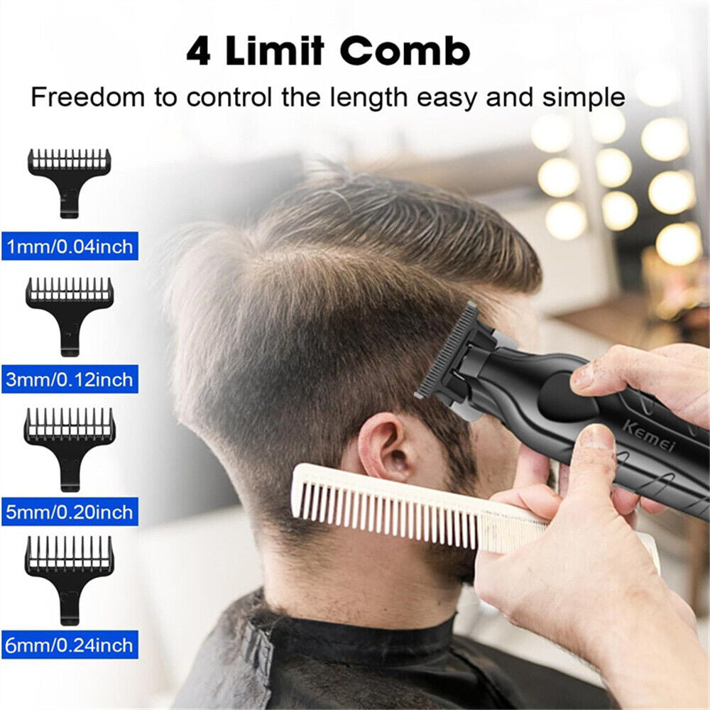 Kemei KM-2269 Cordless Professional Hair Trimmer Barber Zero Gap Beard Clipper