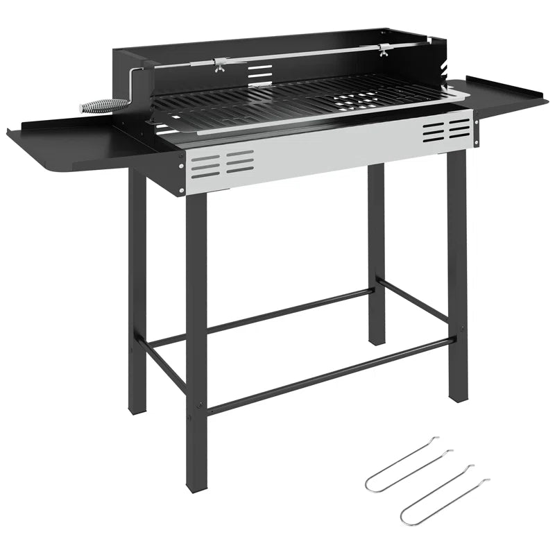 Laci 118Cm W Portable Charcoal Grill