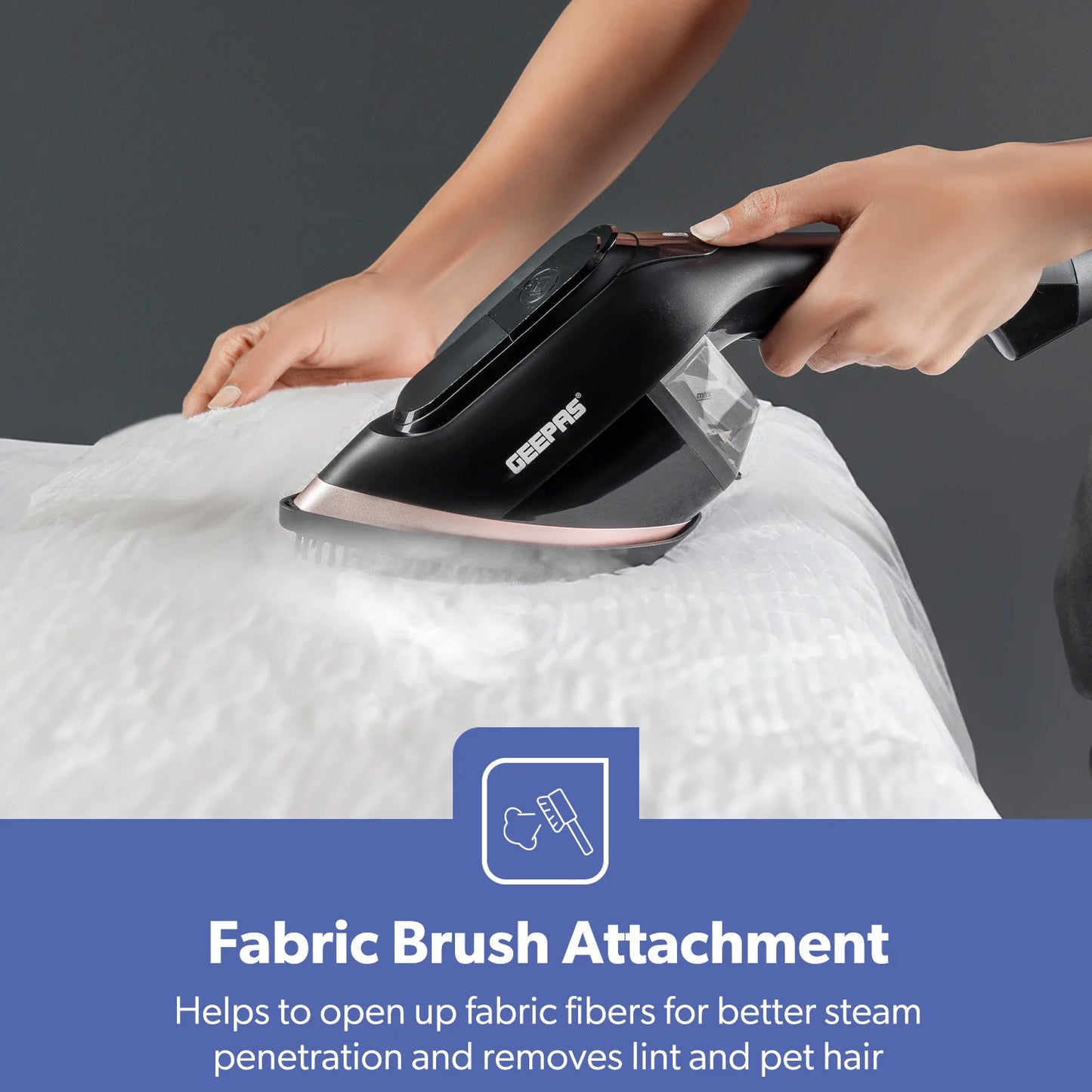 2-In-1 Handheld Wet and Dry Garment Steamer 1950W