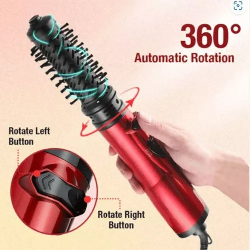 3 In1 Electric Hair Dryer Blow Curler Set Detachable Styler Hot Air Brush Salon