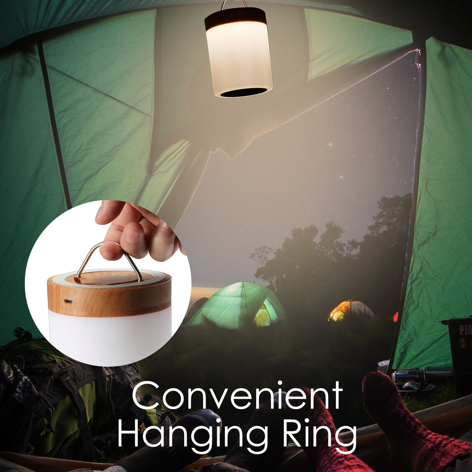 Night Light LED Touch Bedside Table Lamp Multi-Color Dimmable Chargeable