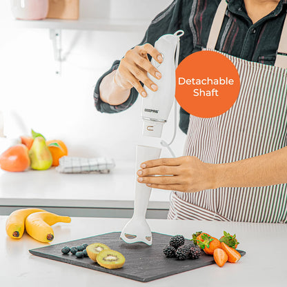 180W White Immersion Blender and Hand Mixer