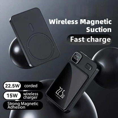 20000Mah Power Bank Magnetic Battery Pack Wireless Fast Charger for Iphone 15 14