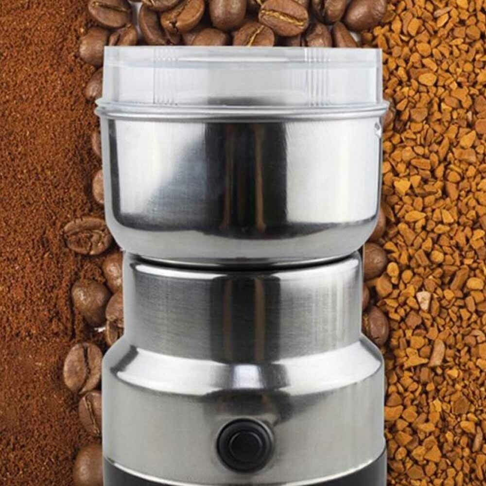 Electric Coffee Grinder 220V Grinding Milling Bean Nut Spice Matte Blade Blender