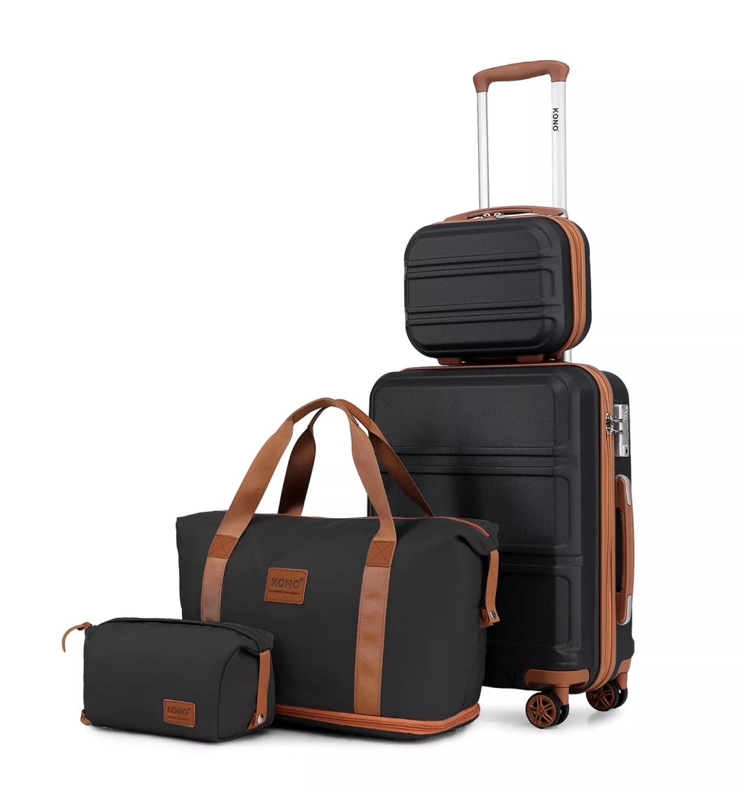 ABS Hard Shell Suitcase Set Trolley Carry-On Hand Cabin Luggage Travel Bags