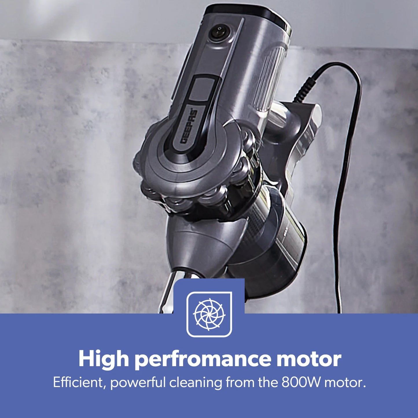 2-In-1 HEPA Vacuum Cleaner 800W Stick & Handheld Bagless