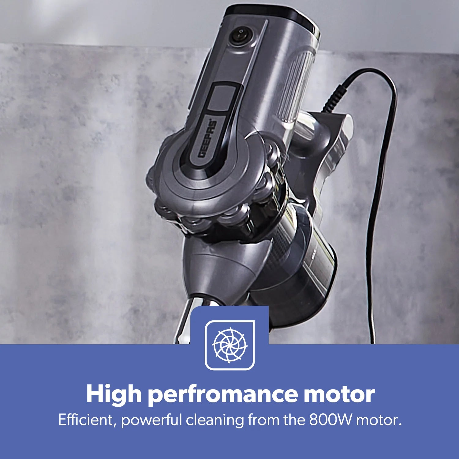 2-In-1 HEPA Vacuum Cleaner 800W Stick & Handheld Bagless