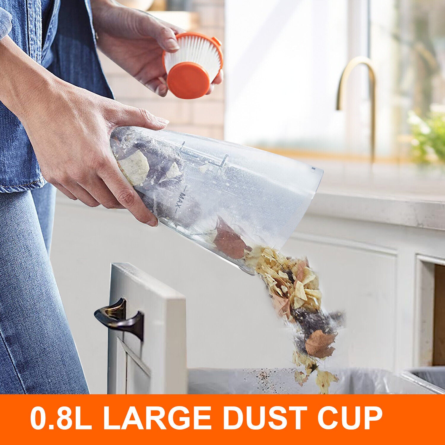 SUPERLEX Stick Vacuum Cleaner Bagless 3 in 1 Upright Handheld Lightweight Hoover