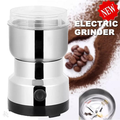 New Stainless Steel Electric Coffee Bean Grinder Nut Seed Herb Grind Spice Crusher Mill Blender With 4 Blades
