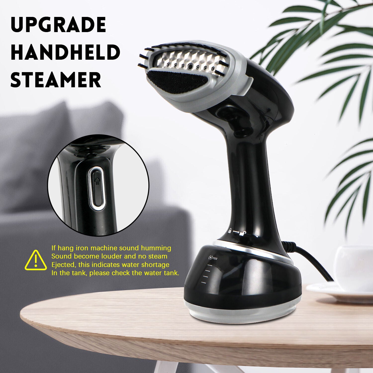 SUPERLEX Handheld Garment Clothes Steamer Portable Travel Steam Heat Iron 1700W