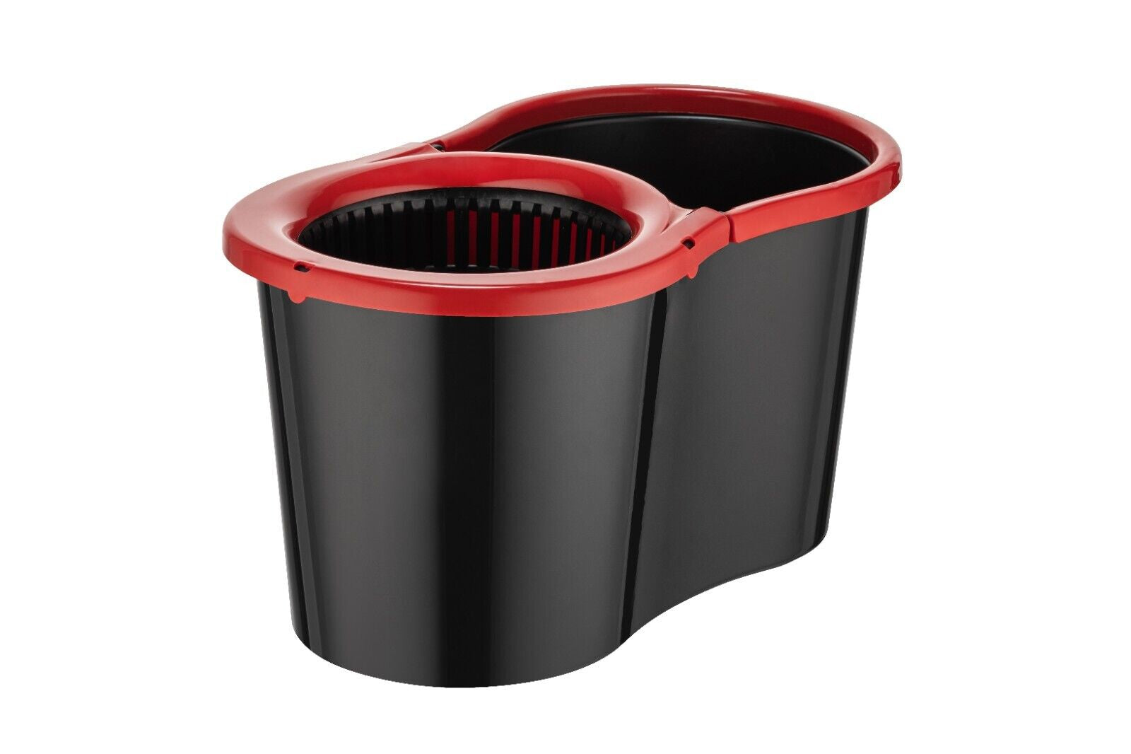 360° MOP BUCKET SET FLOOR MAGIC SPIN DRY MOP BUCKET SET with 3 MICROFIBER HEADS