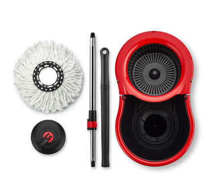 360° MOP BUCKET SET FLOOR MAGIC SPIN DRY MOP BUCKET SET with 3 MICROFIBER HEADS