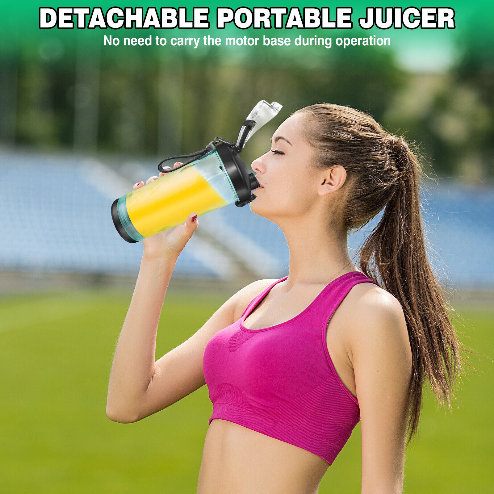 Portable Blender Smoothie Maker 6000ML Rechargeable Fruit Mixer Mini Juicer NEW