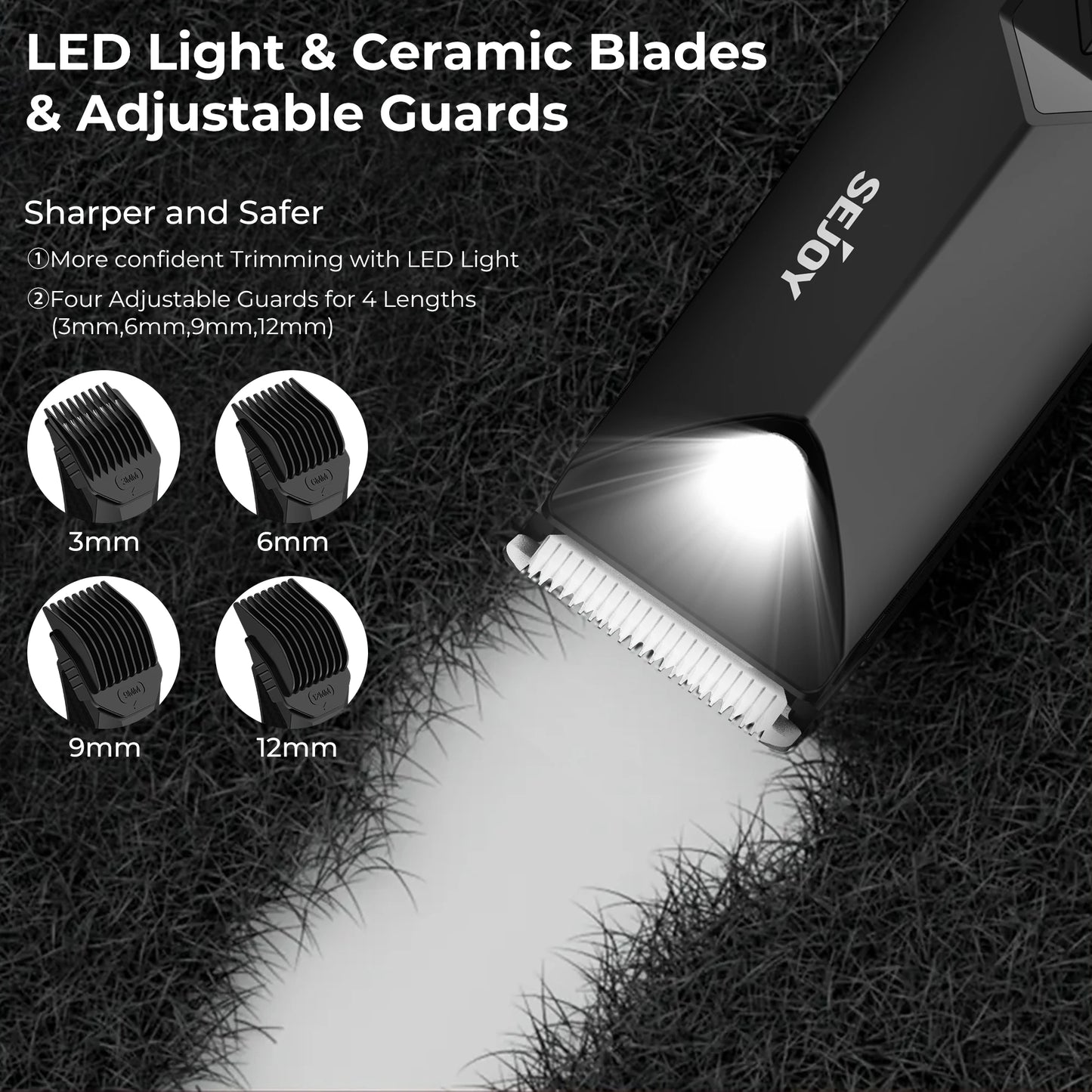 Body Hair Clippers Men Electric Hari Trimmer Sideburns Electric Shaver Wireless Hair Cutting Barber Cutting Machine