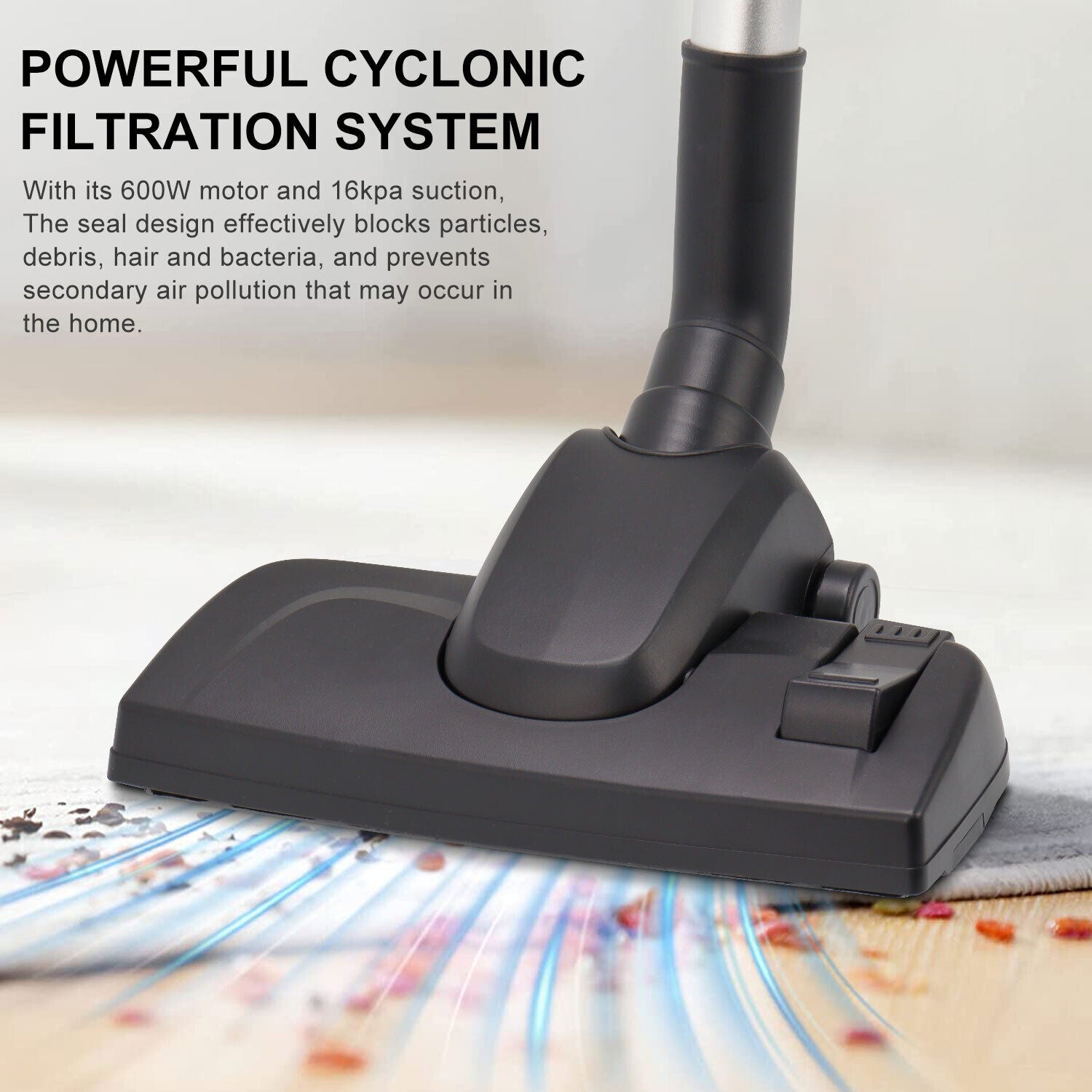 4-In-1 Bagless Vacuum Carpet Cleaner Handheld Lightweight Hoover Vac