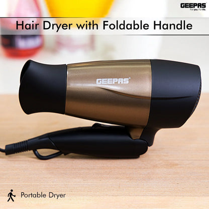Travel Hair Dryer with Foldable Handle