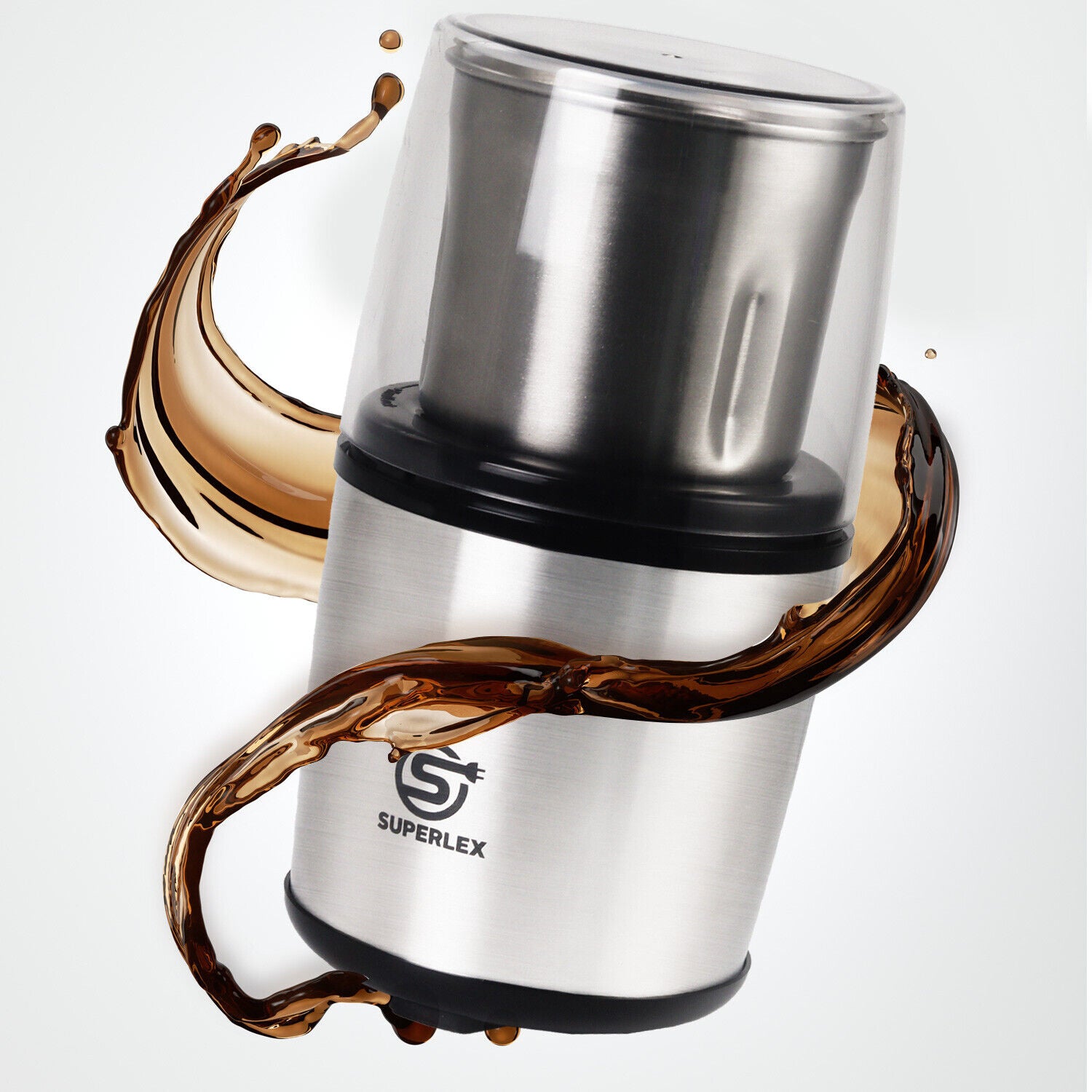 SUPERLEX Electric Coffee Grinder Easy Operation / Clean Milling Nut Bean Spice