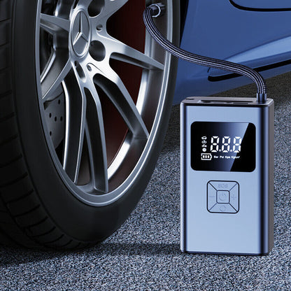UK Car Tyre Inflator Cordless Digital Tire Air Compressor Pump USB Rechargeable