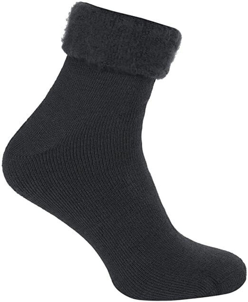 3 Pairs Men Bed Socks Lounge Thick Warm Winter Cosy Feet Brushed Thermal