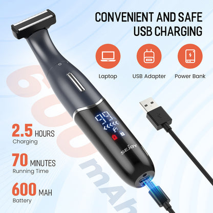 SEJOY 6In1 Electric Lady Shaver Painless Razor Bikini Trimmer Recharge Cordless