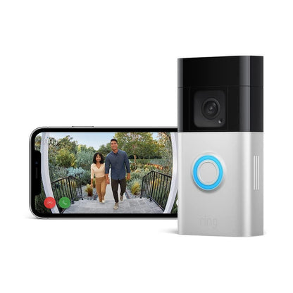 Ring Battery Video Doorbell plus - Wireless Doorbell Camera 1536P - Night Vision