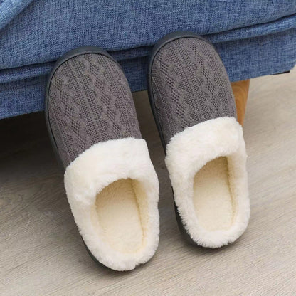 LADIES WOMENS WARM FAUX FUR LINED COMFY HARD SOLE OUTDOOR SLIPPERS SHOES SIZE