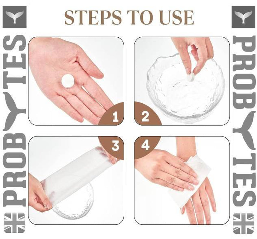 50/100/200 Pcs Compressed Cotton Tissue Travel Towel Tablets Wet Face Hand Wipes
