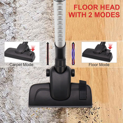 4-In-1 Bagless Vacuum Carpet Cleaner Handheld Lightweight Hoover Vac