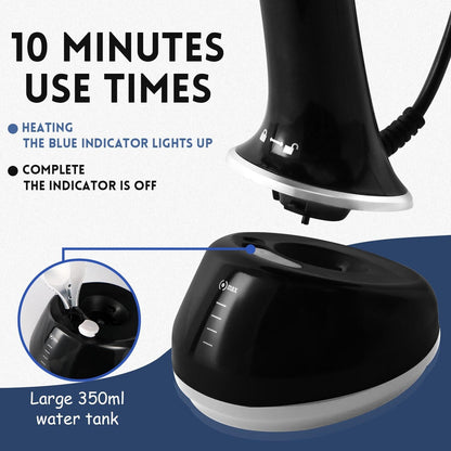 SUPERLEX Handheld Garment Clothes Steamer Portable Travel Steam Heat Iron 1700W