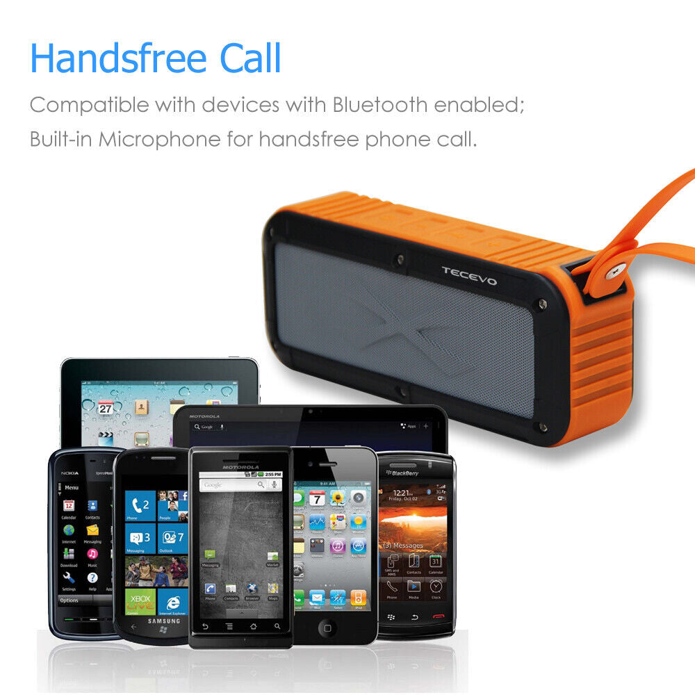 Portable Bluetooth Wireless Speaker Outdoor Waterproof Loud High Bass UK