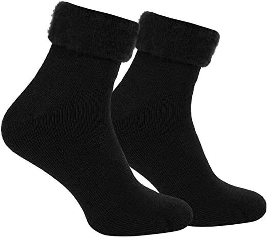 3 Pairs Men Bed Socks Lounge Thick Warm Winter Cosy Feet Brushed Thermal