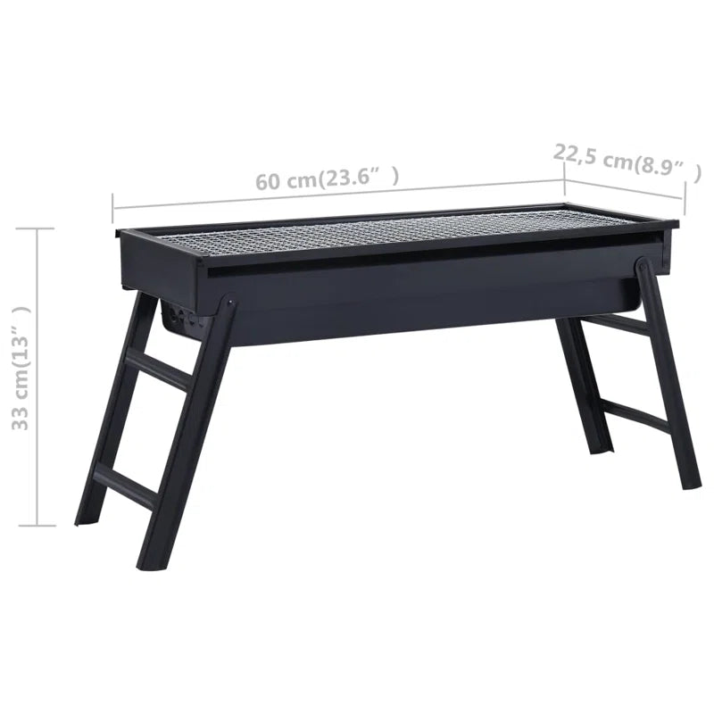 Winscott 60Cm W Portable Gas & Charcoal Combo Grill