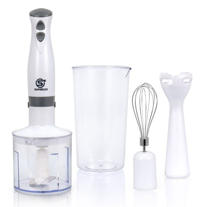 SUPERLEX Hand Blender & Whisk & Chopper Curry Puree Food Mixer &Liquidiser 700ML