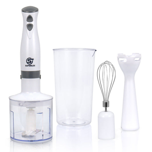 SUPERLEX Hand Blender & Whisk & Chopper Curry Puree Food Mixer &Liquidiser 700ML