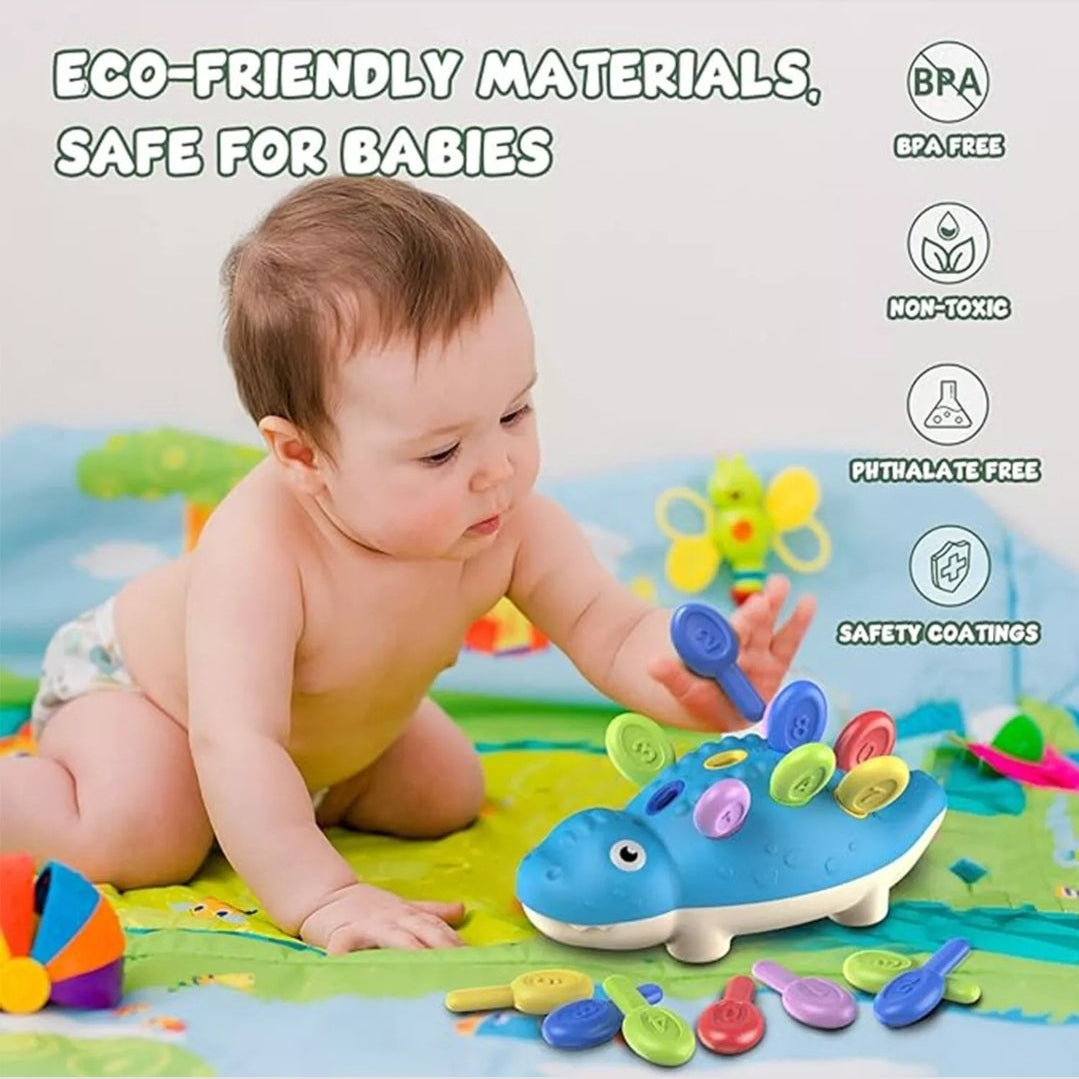 Sensory Toys for 2 3 Year Old, Baby Toy for Counting Dinosaur Toddler