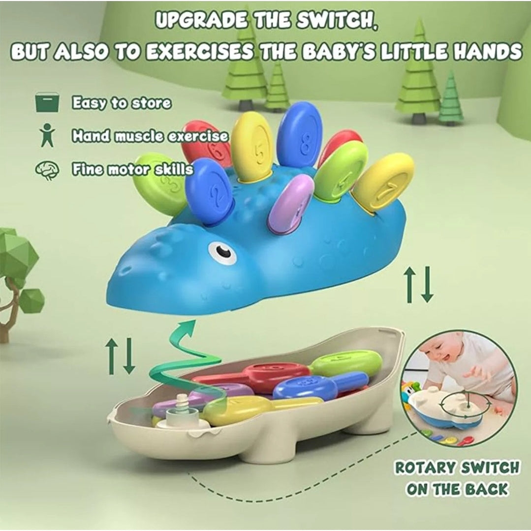 Sensory Toys for 2 3 Year Old, Baby Toy for Counting Dinosaur Toddler