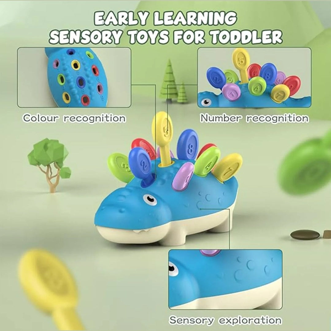 Sensory Toys for 2 3 Year Old, Baby Toy for Counting Dinosaur Toddler