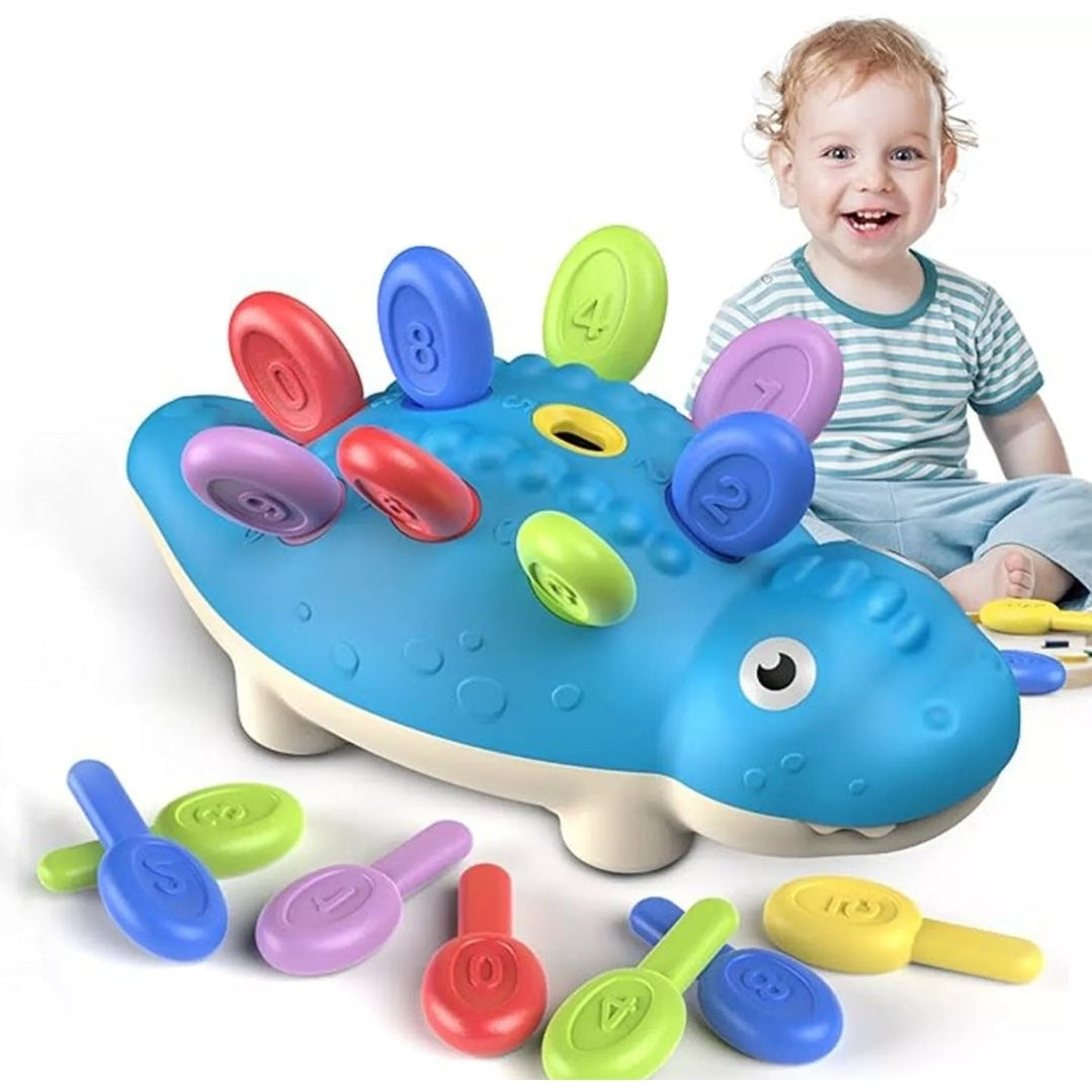 Sensory Toys for 2 3 Year Old, Baby Toy for Counting Dinosaur Toddler