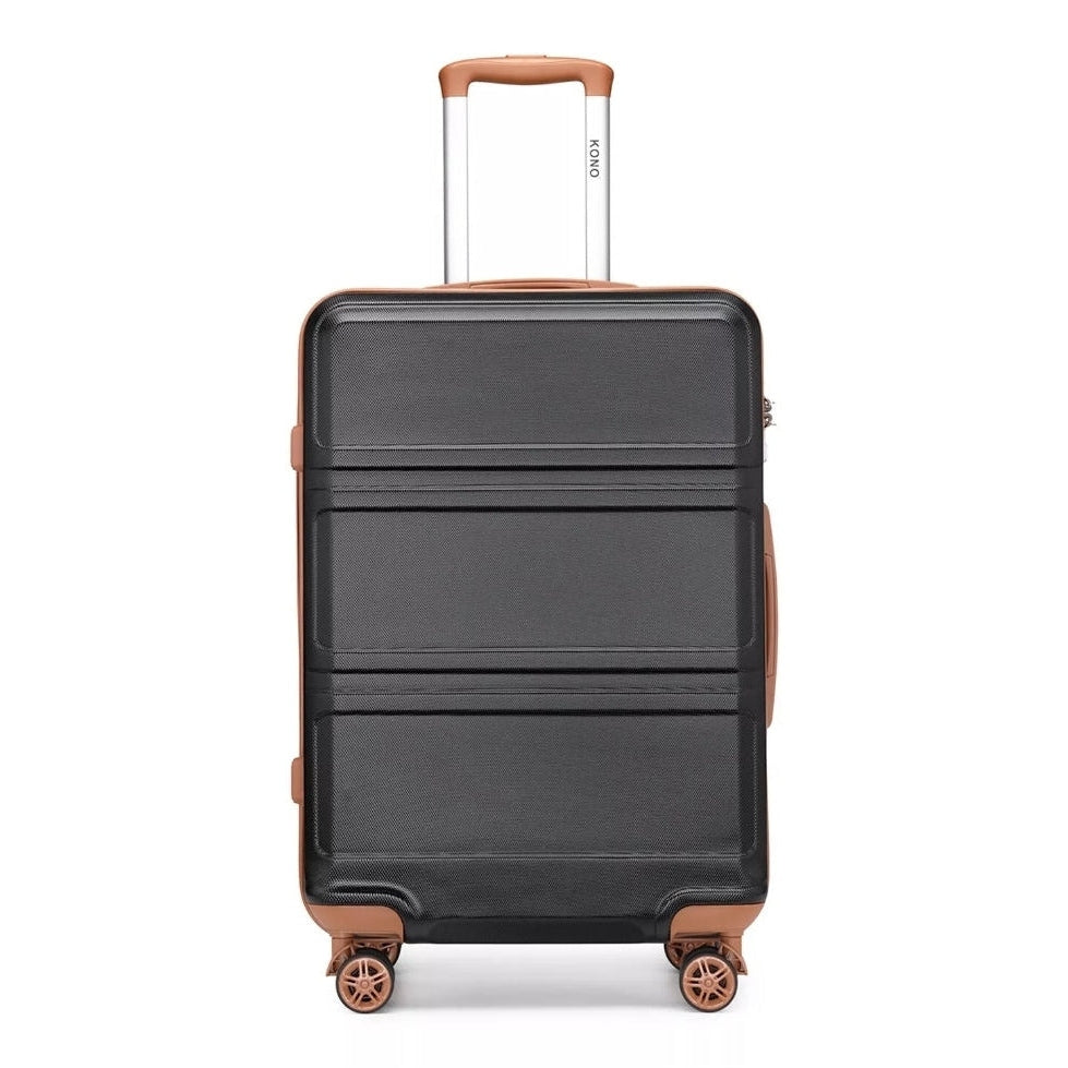 4PCS Travel Set Carry-On Hand Cabin Luggage ABS Hard Shell Suitcase & Duffle Bag