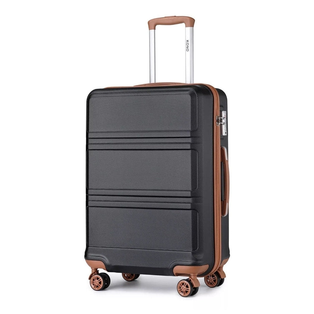 4PCS Travel Set Carry-On Hand Cabin Luggage ABS Hard Shell Suitcase & Duffle Bag