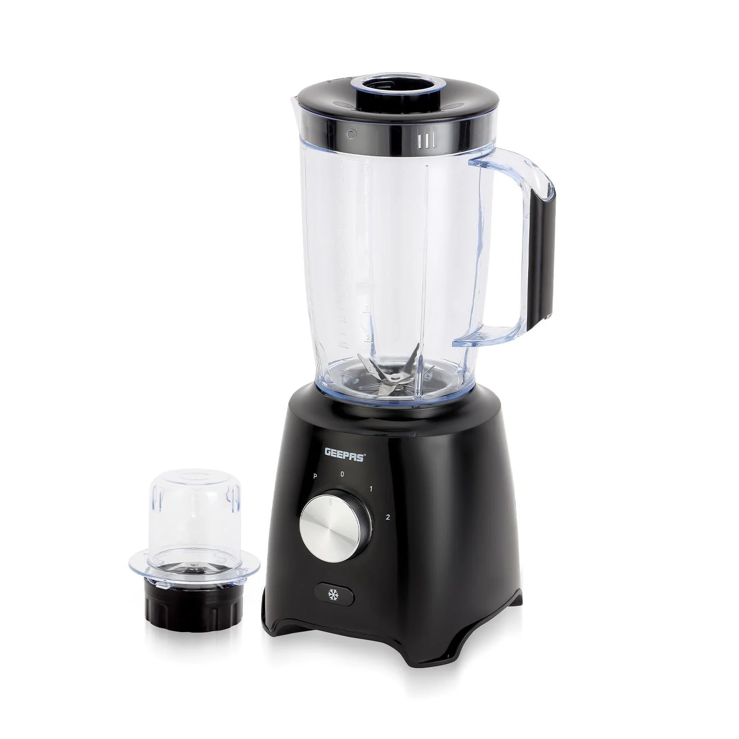 600W Countertop Ice Crushing Blender in White and Black