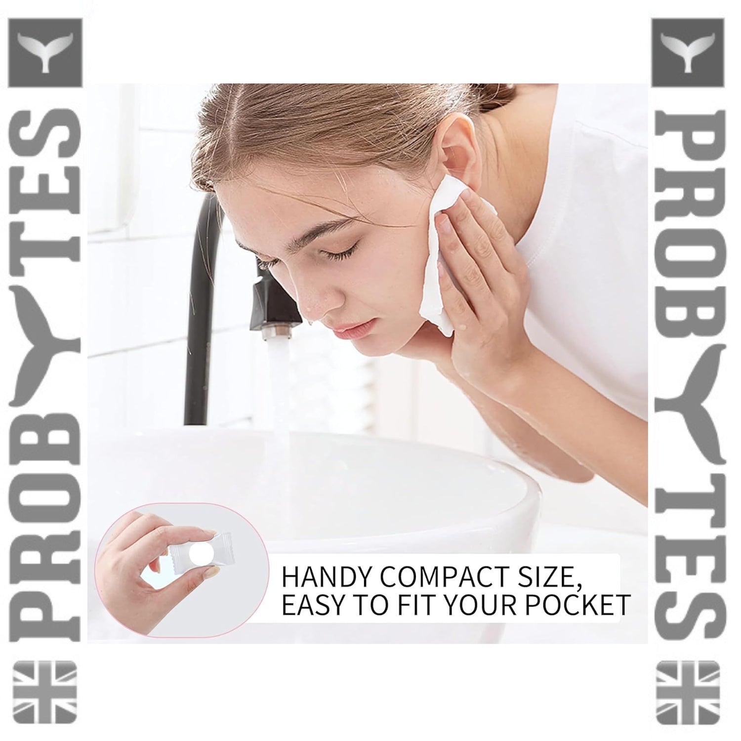 50/100/200 Pcs Compressed Cotton Tissue Travel Towel Tablets Wet Face Hand Wipes