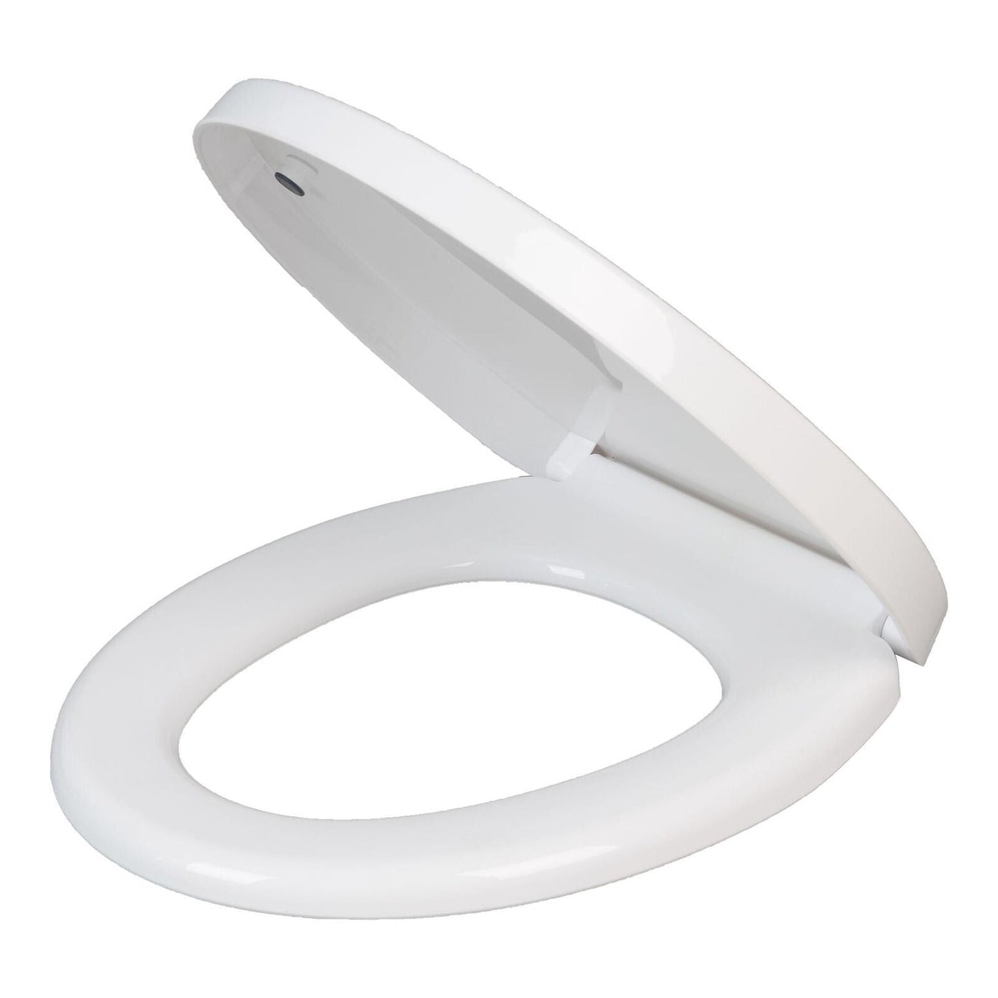 NEW LUXURY BATHROOM SLOW SOFT CLOSE WHITE TOILET SEAT SEATS WC HEAVY DUTY