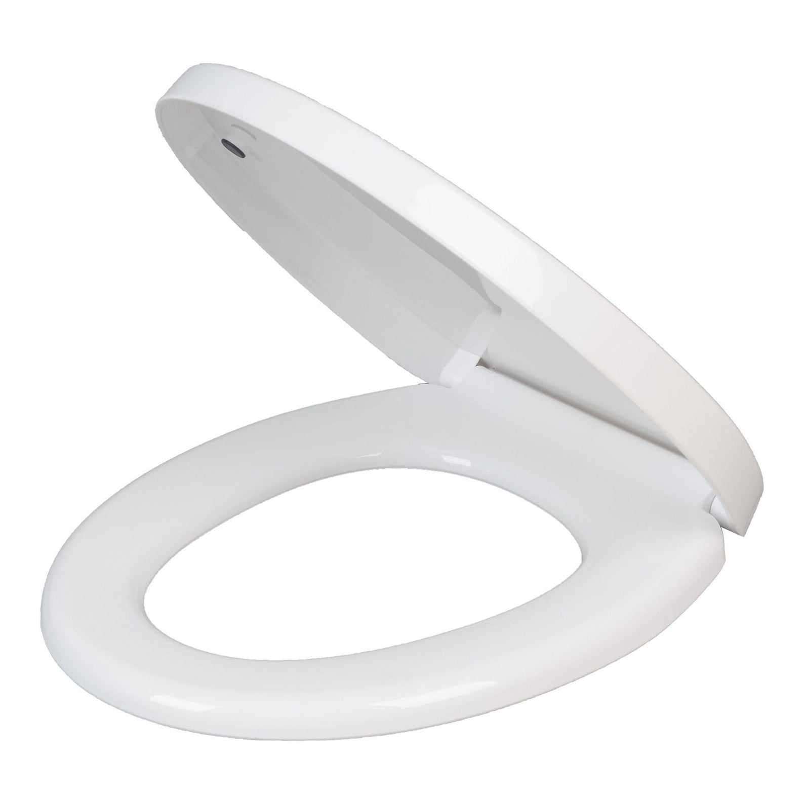 NEW LUXURY BATHROOM SLOW SOFT CLOSE WHITE TOILET SEAT SEATS WC HEAVY DUTY