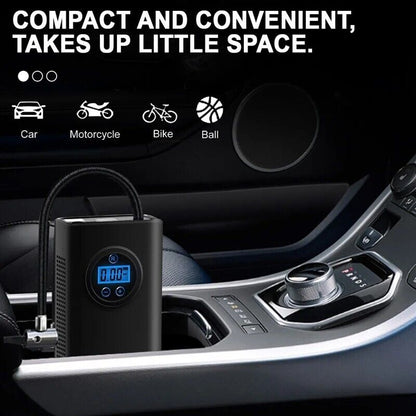 Car Tyre Inflator Cordless Digital USB Rechargeable Tire Air Compressor Pump UK