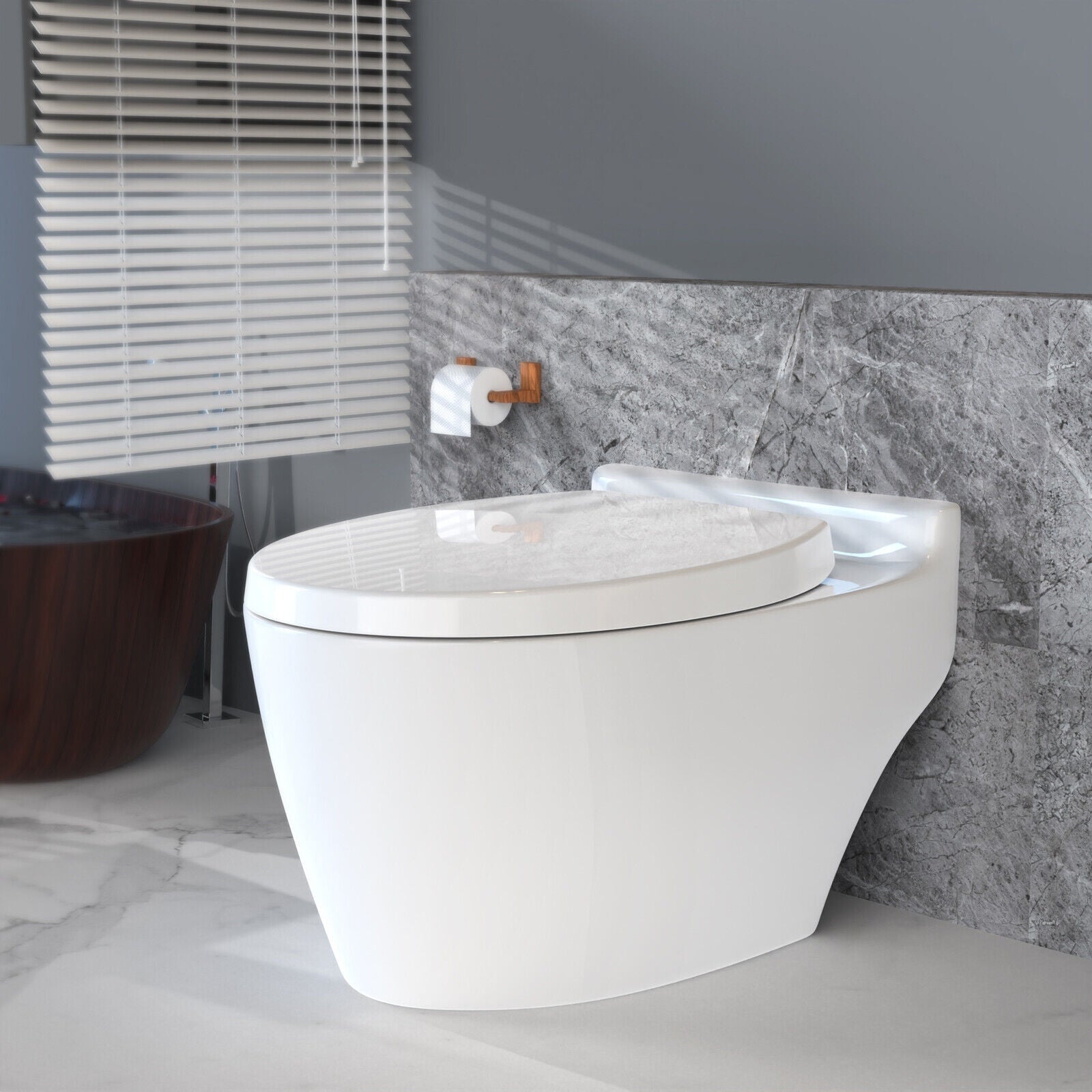NEW LUXURY BATHROOM SLOW SOFT CLOSE WHITE TOILET SEAT SEATS WC HEAVY DUTY